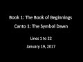 The English of Savitri, Book 1, Canto 1, Lines 1 to 22