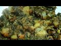 हलवाई स्टाइल आलू पालक और बैंगन की स्वादिष्ट और पौष्टिक सब्जी/Aloo Palak Recipe/Aloo Palak Aur Baigan
