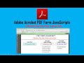 PDF Form Script to Calculate Due Date from a given Date | Adobe Acrobat PDF Form JavaScript