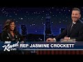Congresswoman Jasmine Crockett on Trump Calling Her Low IQ \u0026 Marjorie Taylor Greene's Pope Tweet