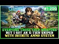 Everyone Choose Cold Weapons — I Got a S-Tier Barrett Sniper with Infinite Ammo Through the System!