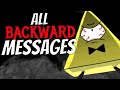Finally! All Gravity Falls Reversed Messages Explained in a Single Video!
