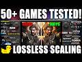 Lossless Scaling Steam Deck Frame Generation Tested in 50+ GAMES!