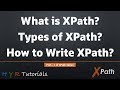 What is XPath? Types of XPath? How to write XPath? |  XPath Tutorial for Beginners |