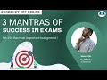 3 Ingredients of Success in Competitive Exams | Motivation for JRF by Sumant Sir