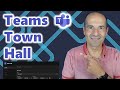 How to use Microsoft Teams Town Hall