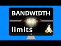How to limit network bandwidth in Linux