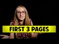 First 3 Pages Better Be The Best Of A Screenplay - Cody Smart