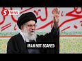 Khamenei says Tehran shall not be scared of attacks, US insists can make a deal