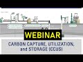 [WEBINAR] - Carbon Capture, Utilization, and Storage (CCUS)