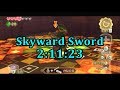Skyward Sword Any% Speedrun in 2:11:23