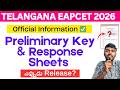 ts eamcet response sheet release date 2026❓| ts eamcet key paper 2026|ts eamcet preliminary key 2026