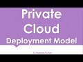 Private Cloud Deployment Model | Cloud Computing
