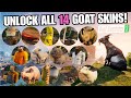 How to UNLOCK ALL 14 GOAT SKINS! Unlock All Goat Skins! Goat Simulator 3