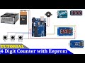 How to make 4 Digit Counter with 7 Segment Display Module TM1637 | TM1637 based Counter with Eeprom