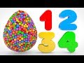 Learn Numbers with Color Balls - Numbers \u0026 Shapes Collection for Children