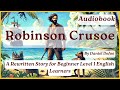 Robinson Crusoe Audiobook | Story for Beginner Level 1