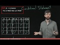 Conditional Statements: if p then q