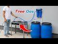 No More Gas Cylinders! How I Get Free Gas All Year Long Using Two Blue Barrels + PVC Pipes