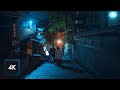 Relaxing Night Walk in Kyoto, Yasaka Pagoda, Binaural, City Sounds