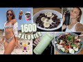 WHAT I EAT IN A DAY *8 WEEK FITNESS CHALLENGE* // 1600 Calories + Tracking Macros