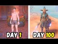 I played 100 days of Enshrouded