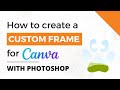 How to Create a Custom Frame for Canva with Photoshop