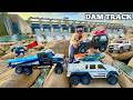 RC Traxxas 4X4 and 6X6 offroad car extreme Water Dam Testing - Chatpat toy TV