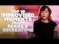 Top 10 Improvised Lines from Parks \u0026 Recreation| Comedy Bites