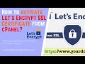 How to activate Let’s Encrypt SSL Certificate on Your Website from cPanel  | TopHostingInIndia