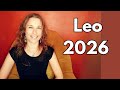 Leo 2026 Horoscope Predictions Year Overview | LUCK IS ON YOUR SIDE \u0026 SPIRITUAL AWAKENING