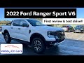 Ford Ranger Sport V6 2023 review and First Drive!! 4K #nextgenranger Webby On Cars