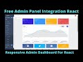 ReactJS Admin Panel Open Source Responsive  Project \u0026 Integration Tutorial
