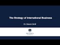 The Strategy of International Business
