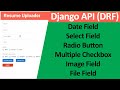 Resume Uploader API using Django Rest Framework (Hindi)