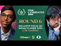 Pragg vs Hikaru | FIDE Candidates Round 6