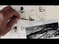 20 of the BEST surface texture ART TECHNIQUES using INDIAN INK] *Van Gogh MARK MAKING*