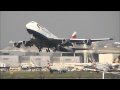 Heavy Sunset Departures \\ London Heathrow Airport 02/04/12