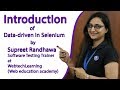 Introduction to Data Driven in Selenium By Supreet Randhawa at WebtechLearning