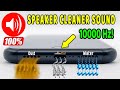 Sound speaker cleaner water