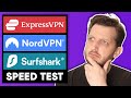 Expressvpn vs Nordvpn vs Surfshark 2026 Speed Test Review 🎯