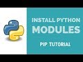 Install Python Modules