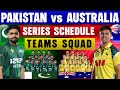 Pakistan vs Australia T20 Series Schedule and Team Squads | Pakistan vs Australia T20 Series 2026
