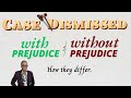 Case Dismissed With and Without Prejudice. What It Means