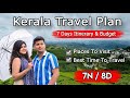 How to Plan a Trip to KERALA 🌴| Complete 7 Days Itinerary \u0026 Budget, Vlog #084 | JayNaina