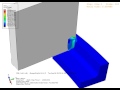 Abaqus CAE explicit turning of 20NiCrMo5 PEEQ 2