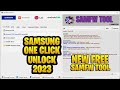 How to Unlock Samsung One Click in New SAMFW Tool 2023 Free