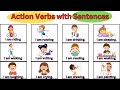 100 Action Verbs With Sentences | Action Verbs For Beginners | Daily English Sentences | #esl