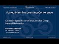 David Patterson - Domain-Specific Architectures for Deep Neural Networks