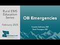 Rural EMS Education Series | OB Emergencies